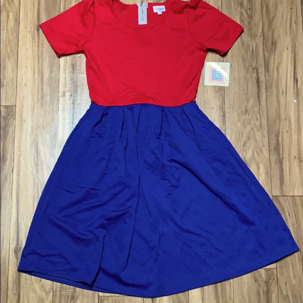LuLaRoe Amelia Dress Color Block